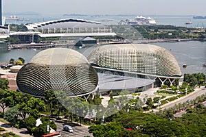 Singapore Downtown and Esplanade Theatre on the Bay