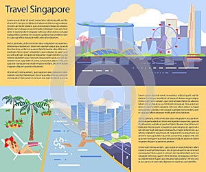 Singapore flyer big city