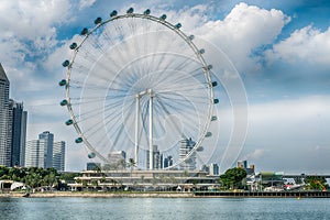 Singapore Flyer the giant ferris wheel in Singapore