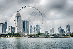 Singapore Flyer the giant ferris wheel in Singapore