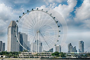 Singapore Flyer the giant ferris wheel in Singapore