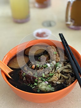 Singapore Hawkers Food local singapore food Lor mee photo