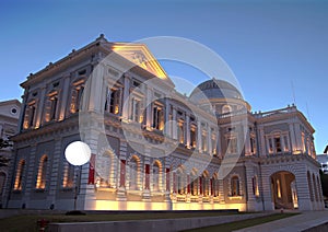 Singapore History Museum at Evening