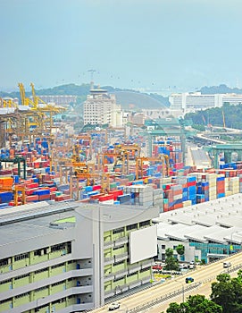 Singapore industrial port storage