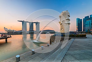 Singapore landmark Merlion