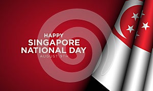 Singapore National Day Background Design