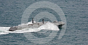 Singapore Navy's new high speed naval interceptor photo