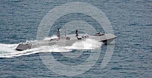 Singapore Navy's new high speed naval interceptor photo