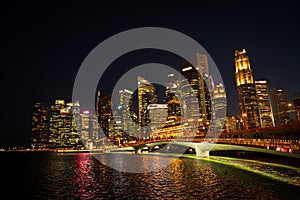 Singapore night scene