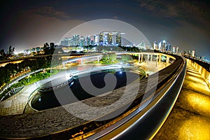 Singapore night view