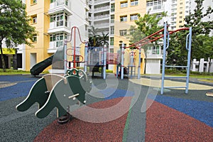 Singapore Public Housing Childrens Playground