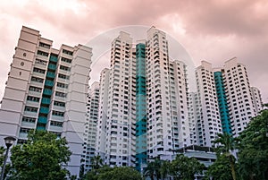 Singapore public residential housing apartment in Bukit Panjang.