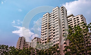 Singapore public residential housing apartment in Bukit Panjang.