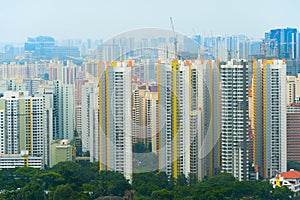 Singapore real estate. Apartment building.