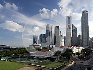 Singapore skyline photo