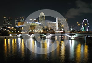 Singapore Skyline at Marina Bay