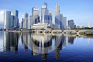 Singapore waterfront city photo
