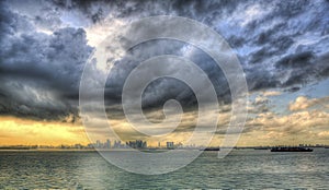 Singapure from the sea.