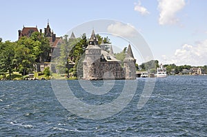 Singer Castle from Dark Island of Thousand Islands Archipelago