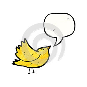 singing bird cartoon