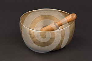 Singing Bowl with Ringing Stick