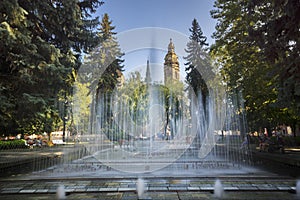 Singing fountain at Kosice