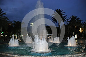 Singing fountain in Salou Spain