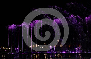 Singing fountain in Salou Spain