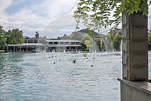 Singing Fountains in City of Plovdiv, Bulgaria