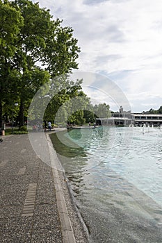 Singing Fountains in City of Plovdiv, Bulgaria