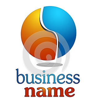 A single 3d vector logo design