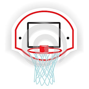 Single basketball ring