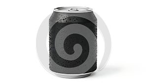 Single beverage can with condensation