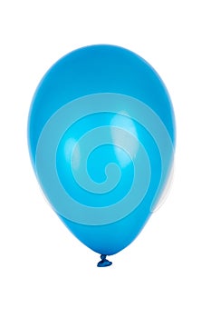 Single blue balloon