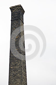 Single brick smoke stack