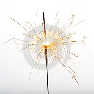 Single Burning Sparkle