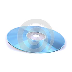 Single CD disc data isolated
