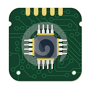 Single chip device of technology electronic microchip microcircuit
