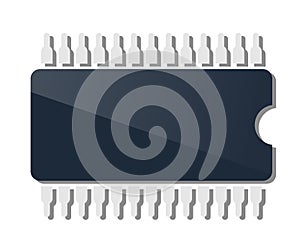 Single chip device of technology electronic microchip microcircuit