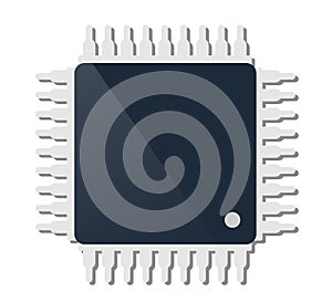 Single chip device of technology electronic microchip microcircuit