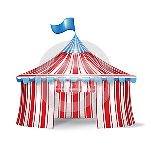 Single circus tent