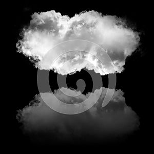 Single cloud illustration