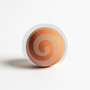 The background is plain emphasizing the egg s simplicity and