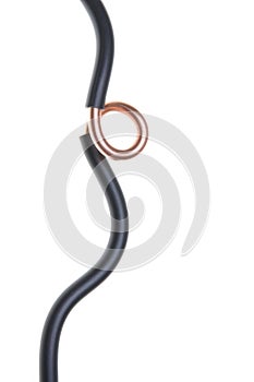 Single electric power cable