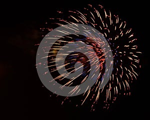 Single Firework in Moore, OK