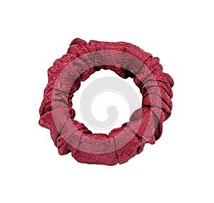 Single Gathered Fabric Napkin Ring