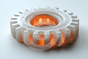 3D Printed Gear with Internal Light