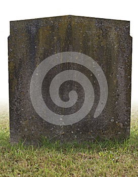 Single grave stone