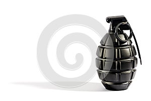 Single grenade with copy space