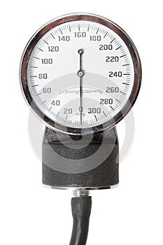 Single indicator for retro sphygmomanometer